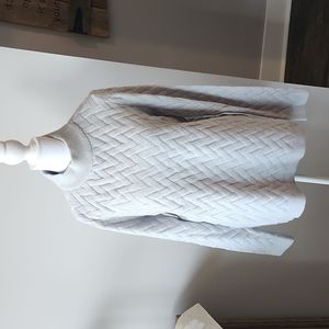 Evolution gray/silver cashmere feel sweater